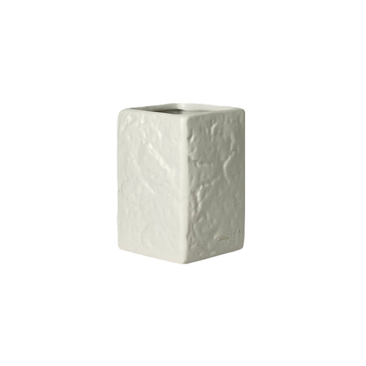 Porta spazzolino linea Petra Bianco