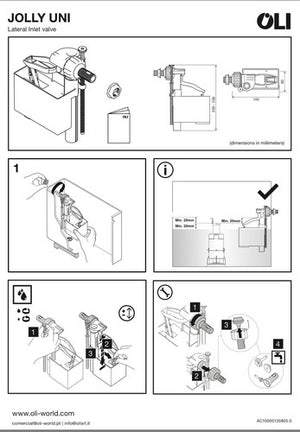 GALLEGGIANTE UNIVERSALE OLI PER CASSETTE SCARICO WC