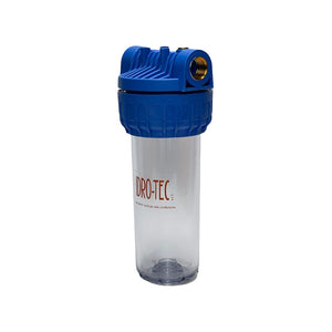 Idro-tec contenitore filtro in plastica per cartucce filtranti 25cm 3/4"