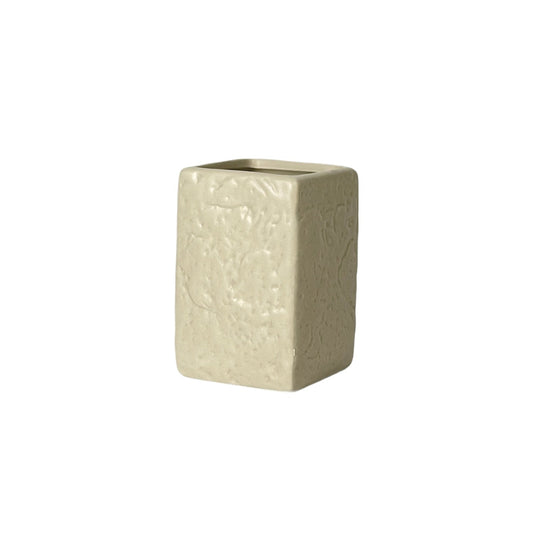 Porta spazzolino linea Petra Beige