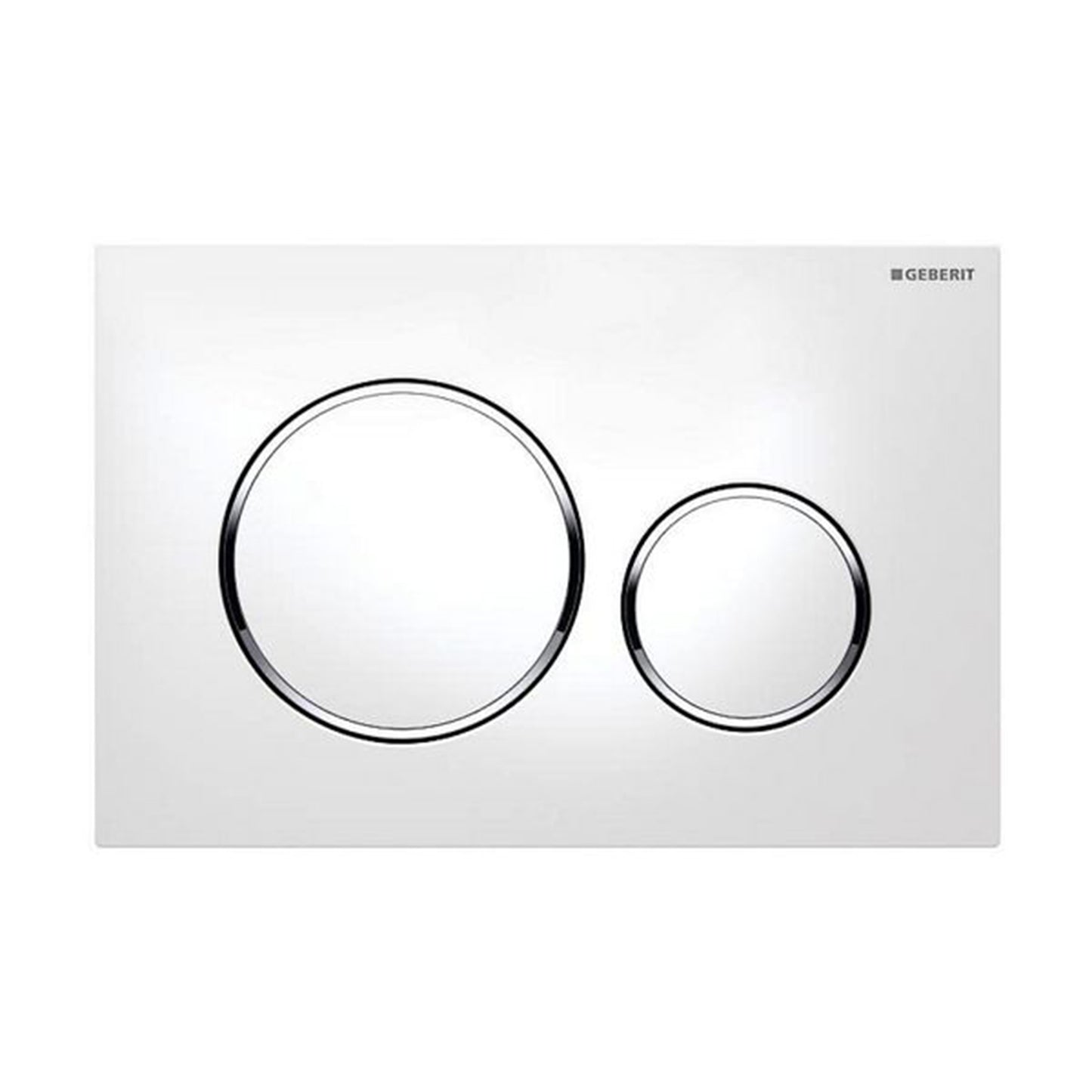 Geberit-placca di comando sigma20 per cassette scarico sigma8 bianco e cromato