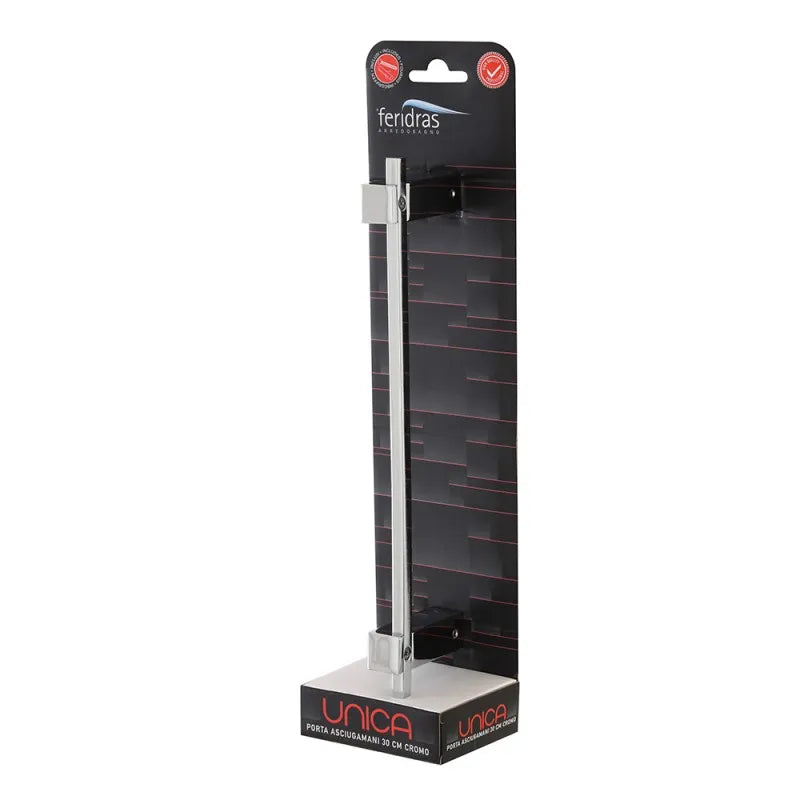 Linea unica-barra porta asciugamani a muro da bagno cromato 55cm